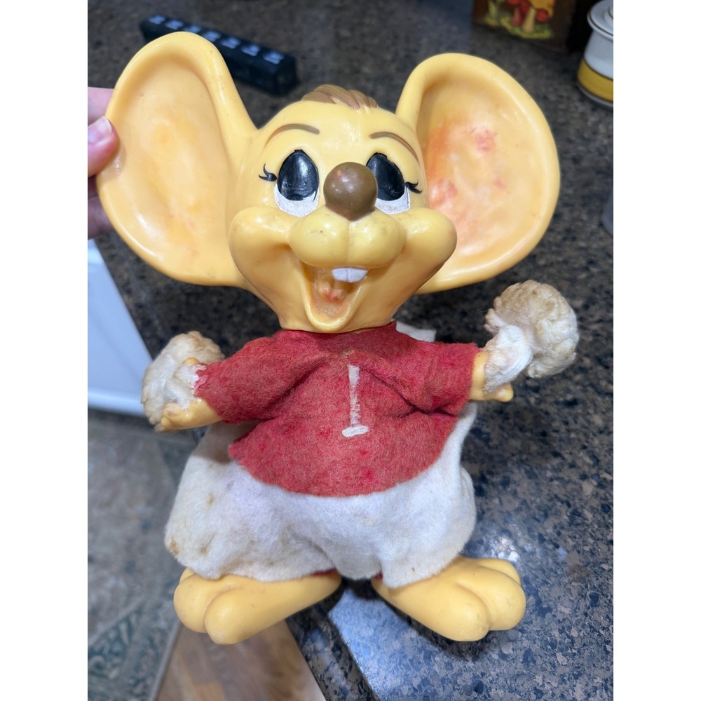 Vintage Roy Des‎ of Fla 1970 Rubber Mouse Figure Large 12 Inch Collectible Toy